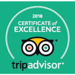 Tripadvisor Certificate of Excellence 2018 logo